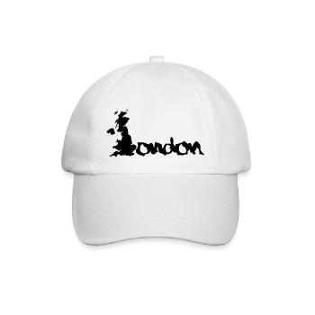 United Kingdom London England - Baseball Cap - white/white - Front