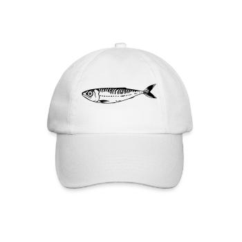 La sardine - Casquette classique - blanc/blanc - Devant