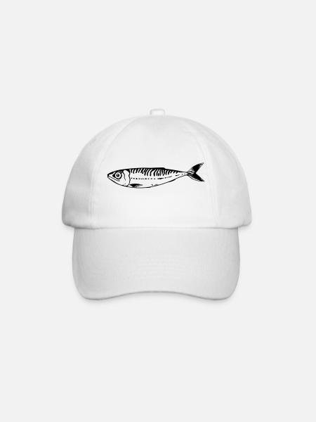 La sardine - Casquette classique - blanc/blanc