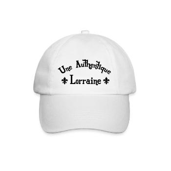 Lorraine / Lorrain / Nancy / Metz / France / Est - Casquette classique - blanc/blanc - Devant