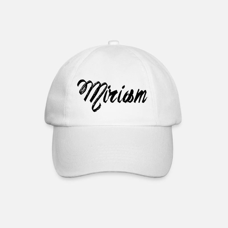 Miriam - Baseballkappe - Weiß/Weiß