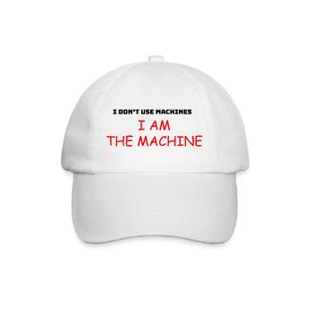 Bodybuilding Gym Workout Muscle - Baseball Cap - white/white - Front