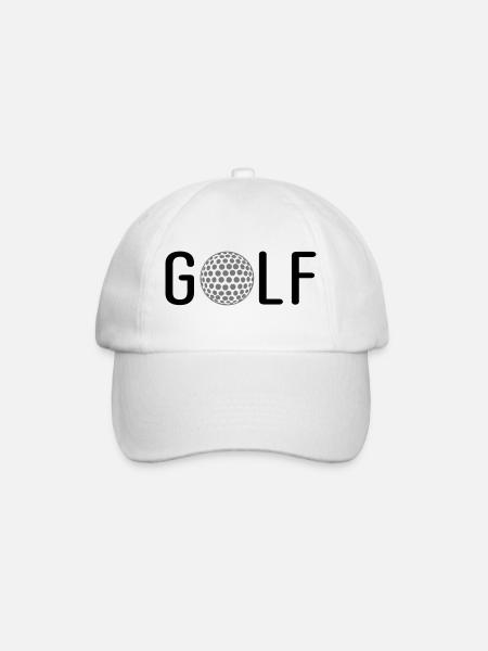 Golf - Baseballkappe - Weiß/Weiß