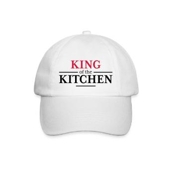 King of the Kitchen - Baseball Cap - white/white - Front