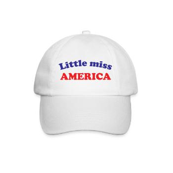 Miss America - Baseballkappe - Weiß/Weiß - Vorne
