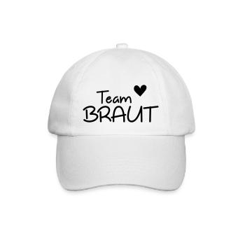 Team Bride Bachelor Party - Baseball Cap - white/white - Front
