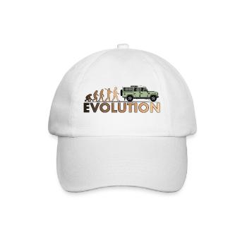 Defender 110 Evolution - Baseballkappe - Weiß/Weiß - Vorne