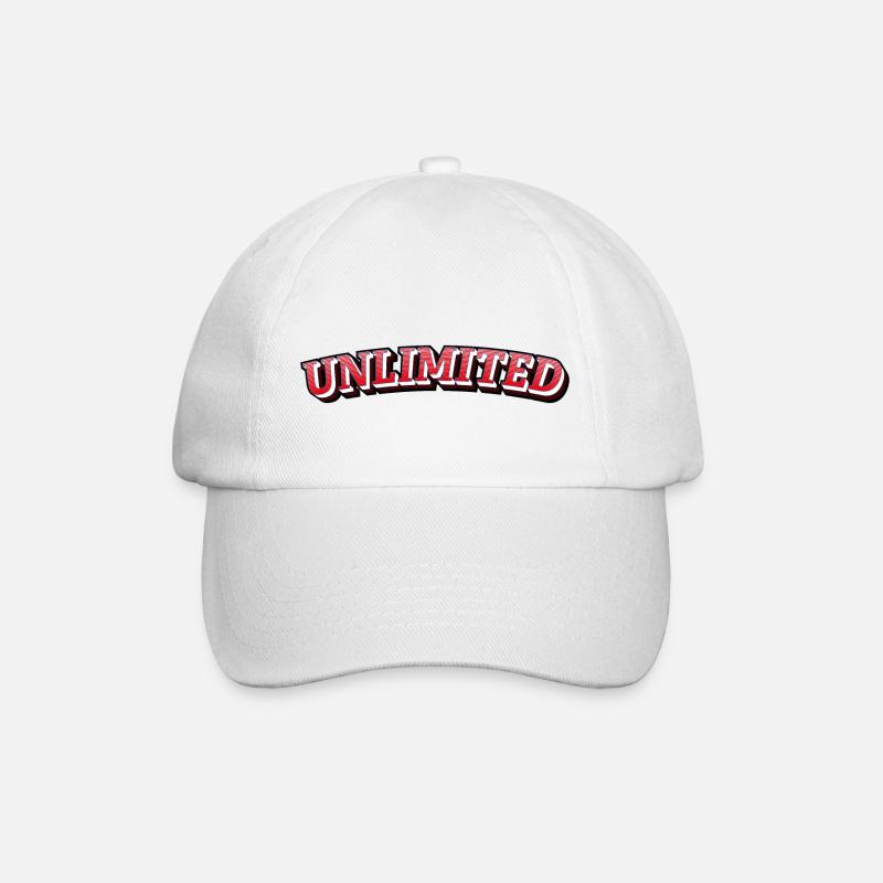 Unlimited - Baseballkappe - Weiß/Weiß