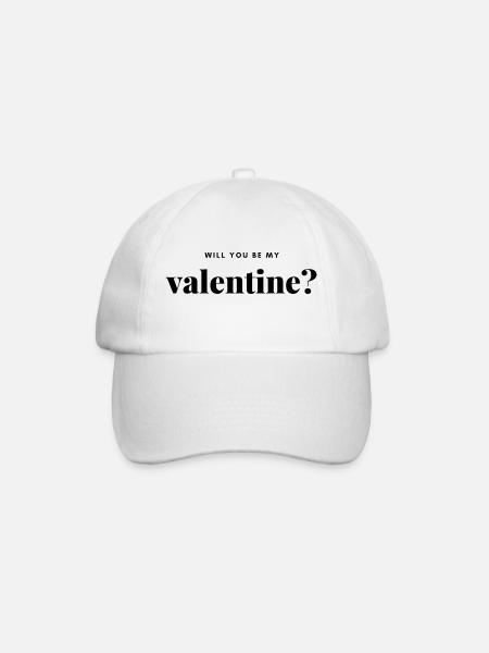 Saint-Valentin - Casquette classique - blanc/blanc