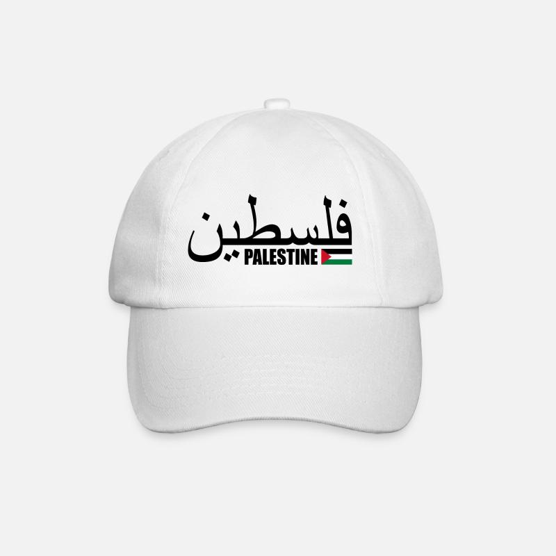 Palestine فلسطين - Casquette classique - blanc/blanc