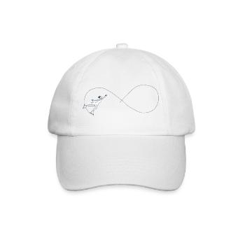 das Schlittschuhlaufen - Baseballkappe - Weiß/Weiß - Vorne