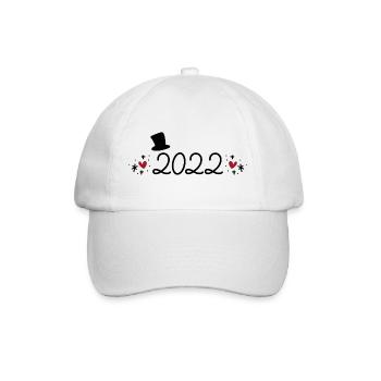 2022 - Baseballkappe - Weiß/Weiß - Vorne