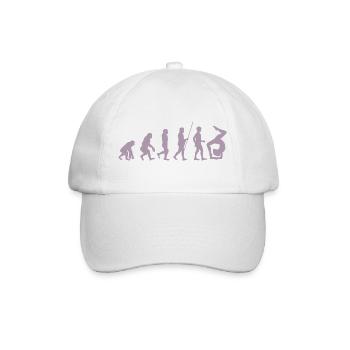Gymnast Turner Evolution the gymnast - Baseball Cap - white/white - Front