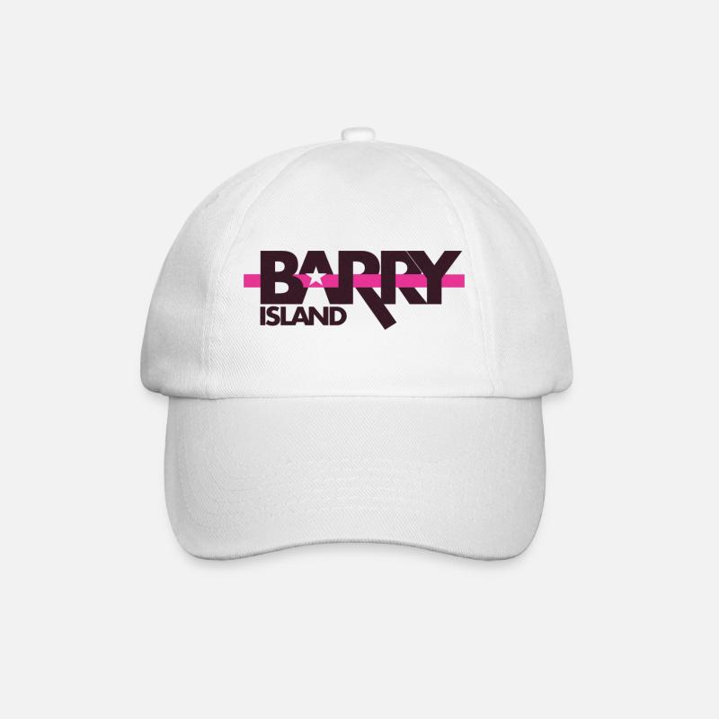 Barry Island - Baseball Cap - white/white