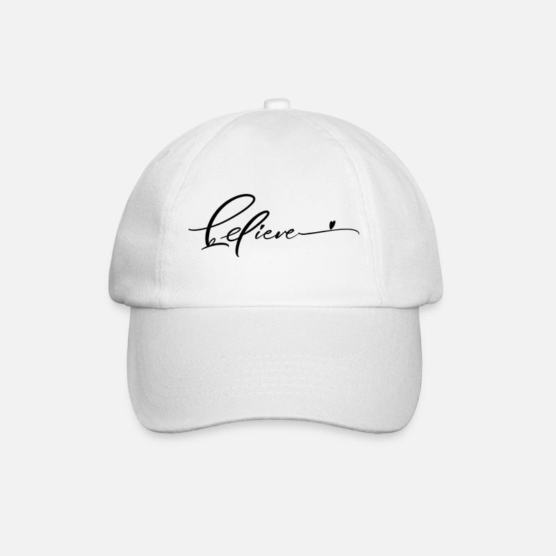 Croire - Casquette classique - blanc/blanc