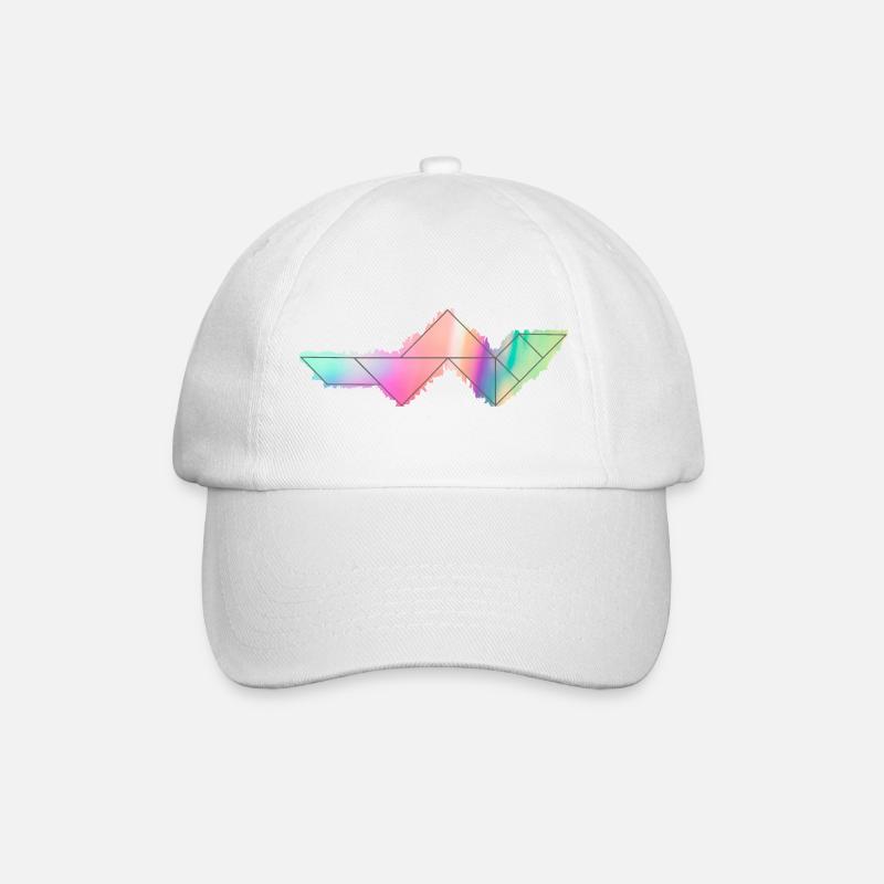 Tangram Worm Neon Edition n° 1 - Casquette classique - blanc/blanc