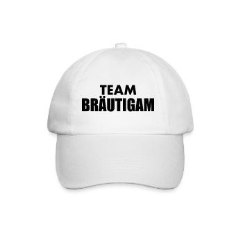 Team bräutigam - Baseballkappe - Weiß/Weiß - Vorne