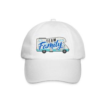 chef du département de camping familial de l’équipe parentalité - Casquette classique - blanc/blanc - Devant