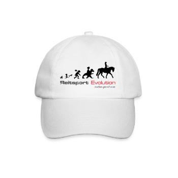 Reitsport Evolution - Baseballkappe - Weiß/Weiß - Vorne