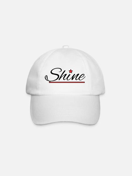 Shine - Baseballkappe - Weiß/Weiß