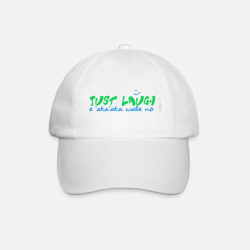 E 'aka'aka wale no - Baseball Cap - white/white