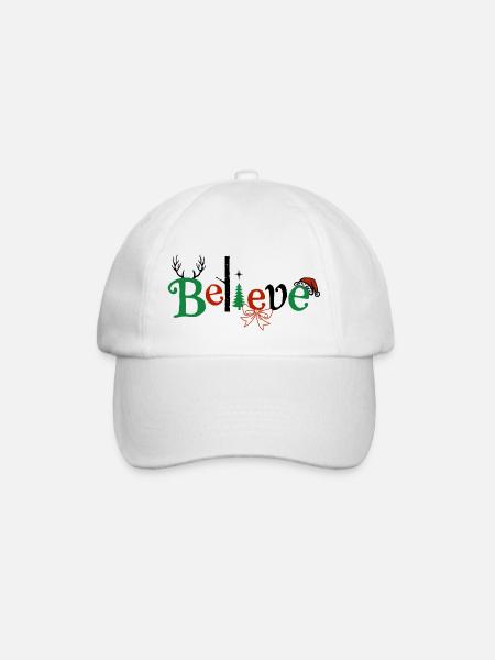 Believe - Baseballkappe - Weiß/Weiß
