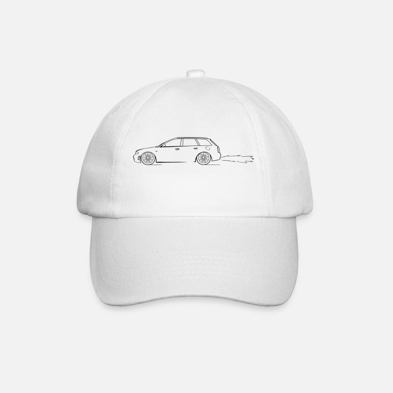 RS4 B5 - Qu’est-ce que c’est que ce break ??! - Casquette classique - blanc/blanc