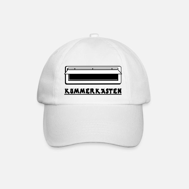 Kummerkasten - Baseballkappe - Weiß/Weiß