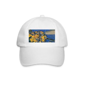 amalfi coast 1 - Baseballkappe - Weiß/Weiß - Vorne