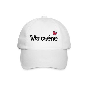 MA CHERIE. FÊTE DES MÈRES. BONNE FÊTE MAMAN. MAMAN - Casquette classique - blanc/blanc - Devant