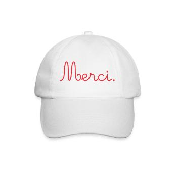 MAÎTRESSE. MERCI. MERCI MAÎTRESSE - Casquette classique - blanc/blanc - Devant
