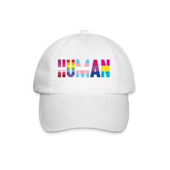 Mois de la fierté LGBT - Nous sommes tous humains - Casquette classique - blanc/blanc - Devant