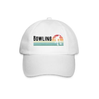 Bowler Bowling Sport Rétro Vintage - Casquette classique - blanc/blanc - Devant