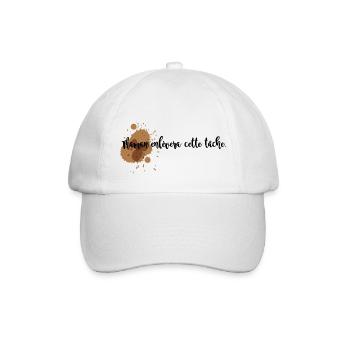 Maman enlève-moi cette tâche - Casquette classique - blanc/blanc - Devant