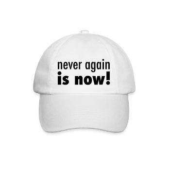Plus jamais ça est maintenant - Casquette classique - blanc/blanc - Devant