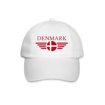 I love Denmark - Baseball Cap - white/white - Front