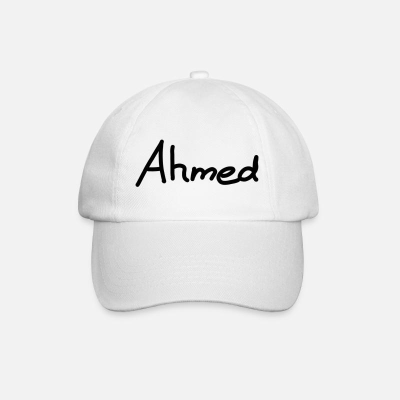 Ahmed - Baseball Cap - white/white