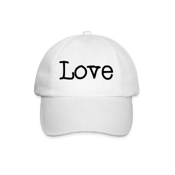 LOVE. COUPLE. JUST MARRIED. Bachelorette party. VALENTINE'S DAY. - Baseball Cap - white/white - Front