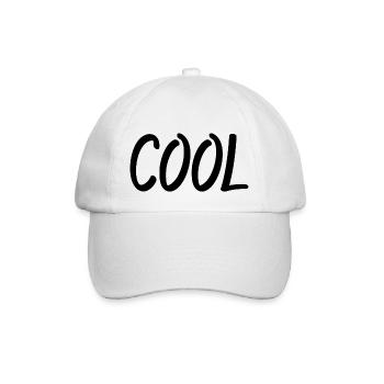 Cool - Baseballkappe - Weiß/Weiß - Vorne