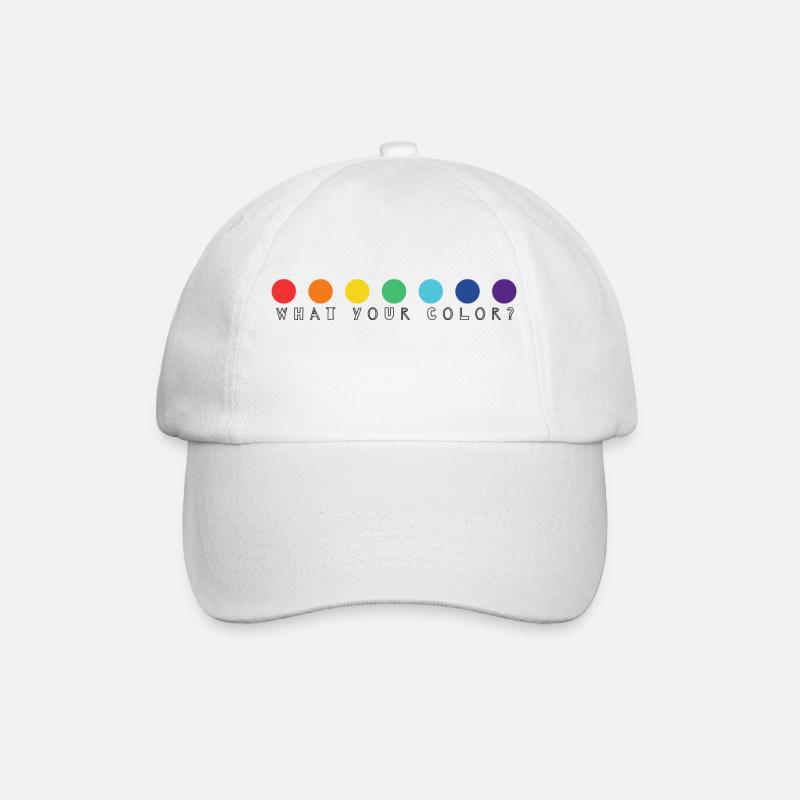 your color - Baseballkappe - Weiß/Weiß