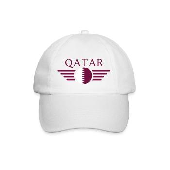 Qatar Style Design T-Shirt - Casquette classique - blanc/blanc - Devant