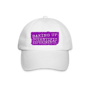 Baking Tips Scientific Discoveries Cool - Baseball Cap - white/white - Front