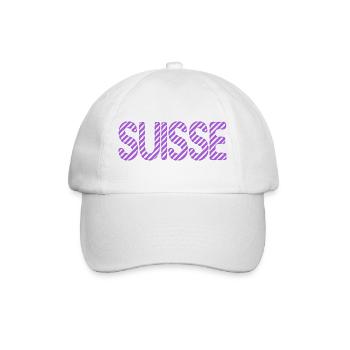 SUISSE. PAYS. GENEVE. SUISSE. HUMOUR. PAYS - Casquette classique - blanc/blanc - Devant