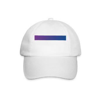 Gradient Purple & Blue - Baseball Cap - white/white - Front