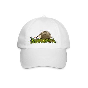 Igel - Baseballkappe - Weiß/Weiß - Vorne
