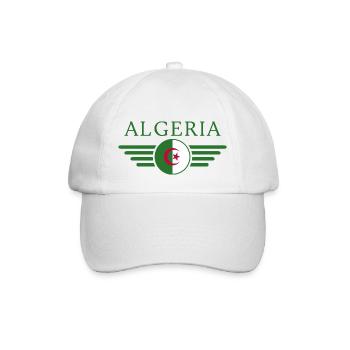 I Love Algeria, Elegance Style Design T-Shirt - Baseball Cap - white/white - Front