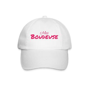 Miss boudeuse - Casquette classique - blanc/blanc - Devant