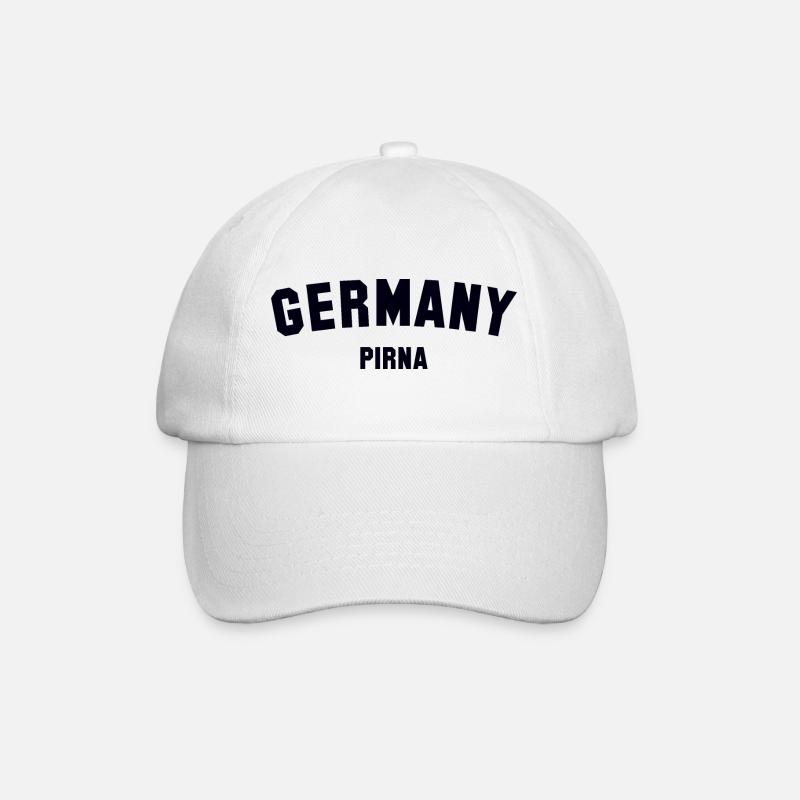 PIRNA Germany - Baseball Cap - white/white
