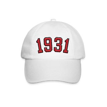Sport Jahrgang 1931 - Baseballkappe - Weiß/Weiß - Vorne