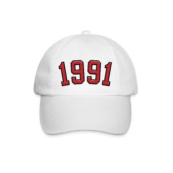 Sport year of birth 1991 - Baseball Cap - white/white - Front
